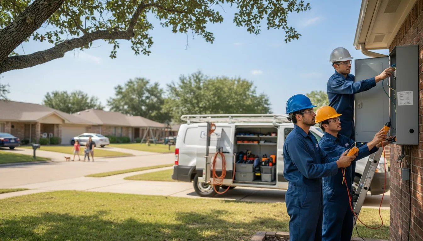 Certified electrician providing emergency electrical services in Alma, KS
